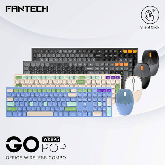 Combo Fantech WK895 Wireless Gris