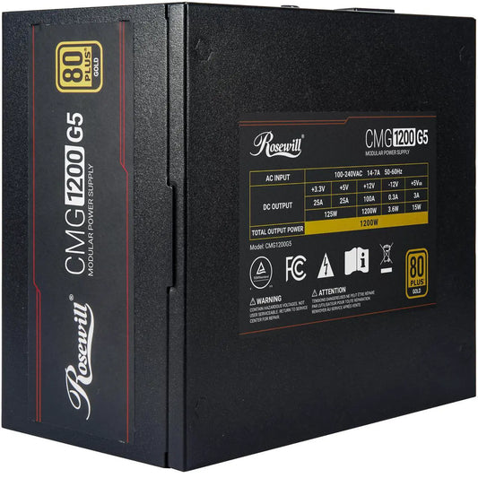 Power Supply Rosewill CMG5 1200W 80+ Gold ATX 3.0 & 3.1 - CMG1200G5