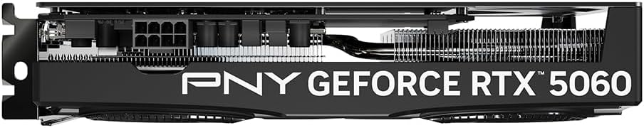 GPU PNY RTX™ 5060 8 GB con doble ventilador overclocked