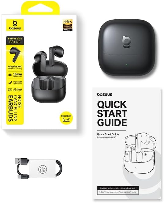 Headset Baseus BS1 NC