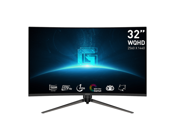 Monitor MSI G32CQ5P 32" WQHD Curved 170Hz/1ms