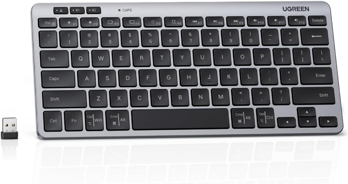 Teclado UGREEN K551 75049 Bluetooth y 2.4G