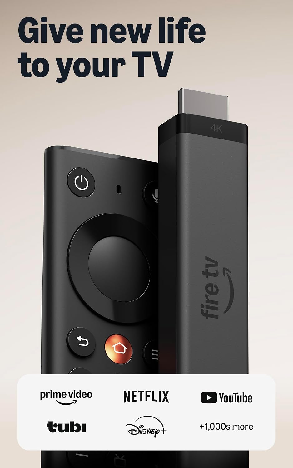 Streaming Device Amazon Fire TV Stick 4K (newest model)