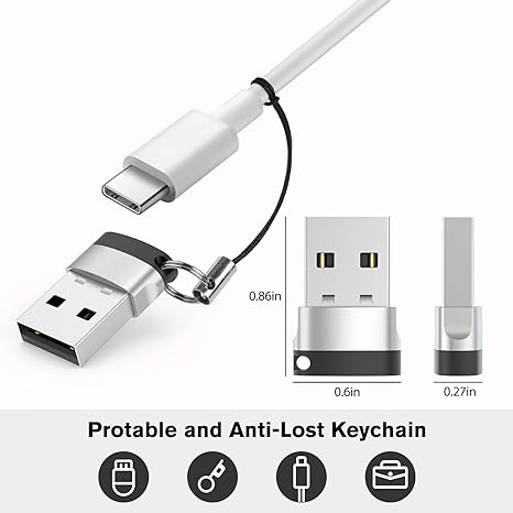Adaptador SOCW USB-C Female to USB Male