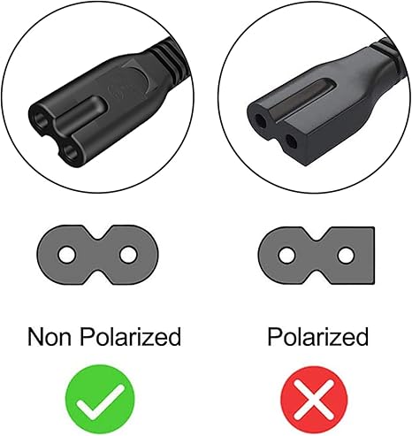 Cable Jaclink Power Cord 2 pin 6ft