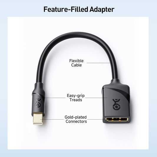 Adaptador Cable Matters Mini DisplayPort a DisplayPort 1.4 32.4 Gbps 8K