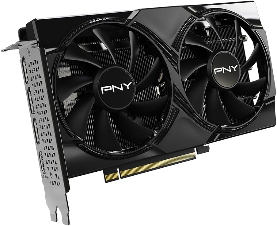GPU PNY RTX™ 5060 8 GB con doble ventilador overclocked