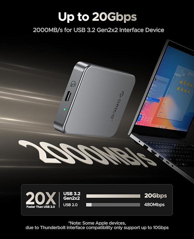 SSD Portable Orico K20 magnetico 512GB