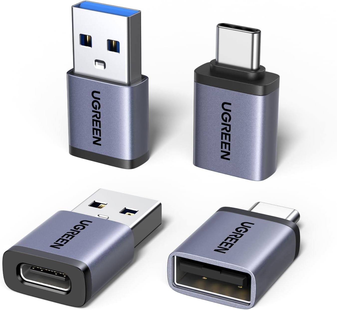 Adaptador Ugreen USB C a USB y USB a USB C LS504 75990