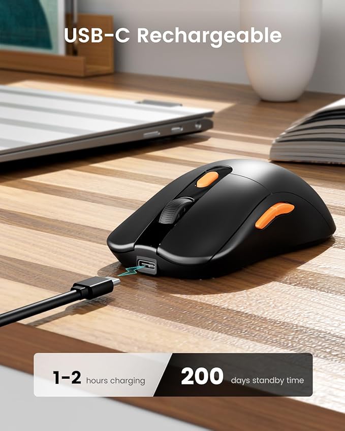 Mouse ProtoArc EM15 USB C Rechargeable Wireless