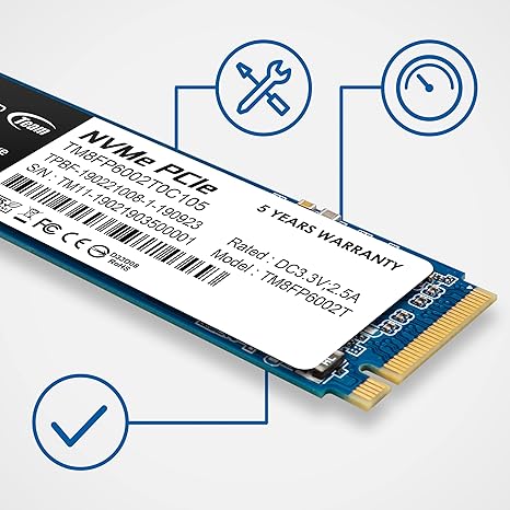 SSD NVME Team Group MP33 Gen3 512GB