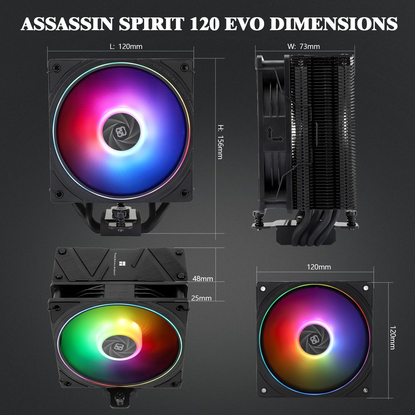 Disipador de Procesador Thermalright Assassin Spirit 120 EVO