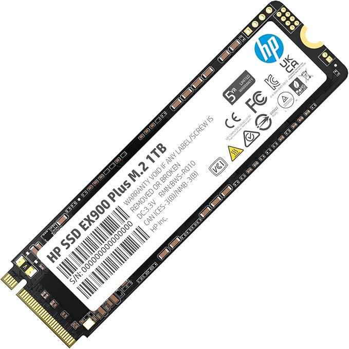 SSD NVME HP SSD M.2 EX900 Plus de 1 TB