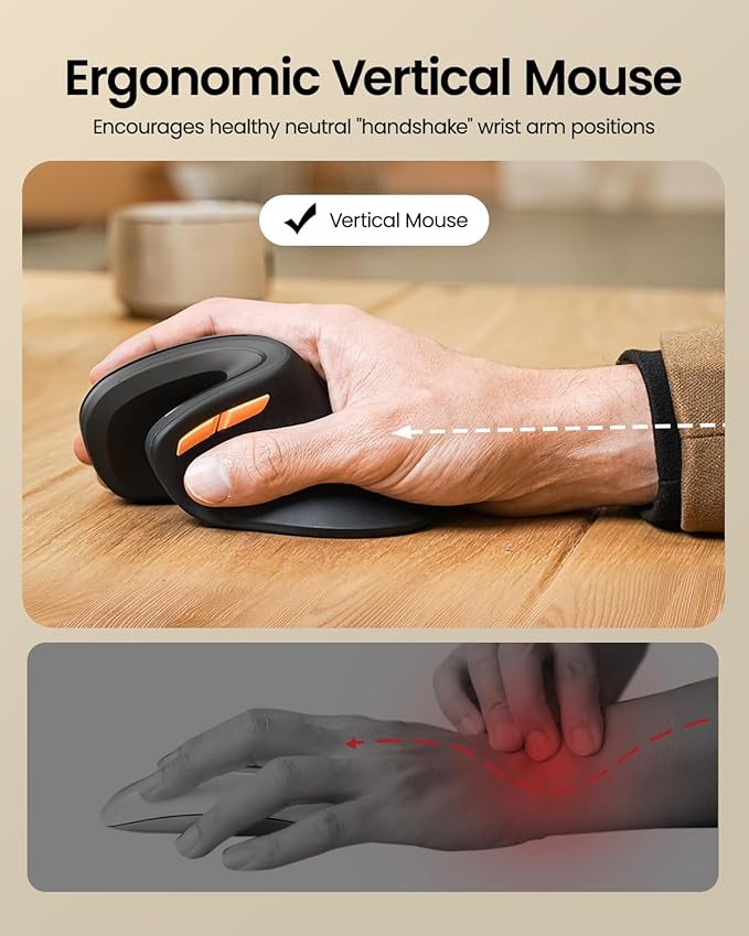 Mouse ProtoArc EM11 NL Ergonomic Vertical Bluetooth
