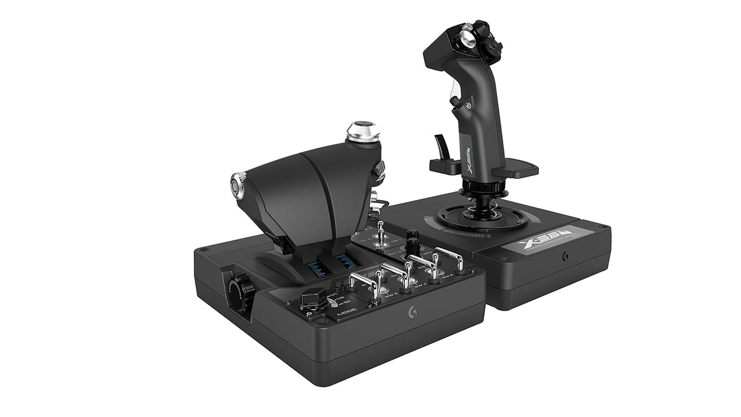 Mandos Logitech G X56 H.O.T.A.S simulador de vuelo