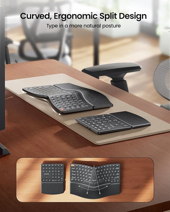 Teclado ProtoArc EK04 2.4GHz Wireless Ergo