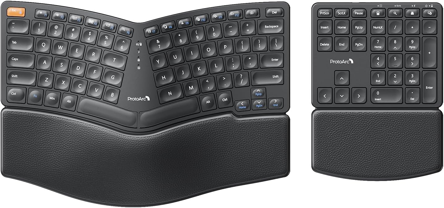 Teclado ProtoArc EK04 2.4GHz Wireless Ergo