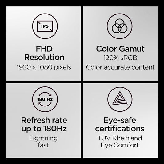 Monitor Lenovo Legion R24e 23.8-inch IPS FHD 180Hz 67CCGAC4US