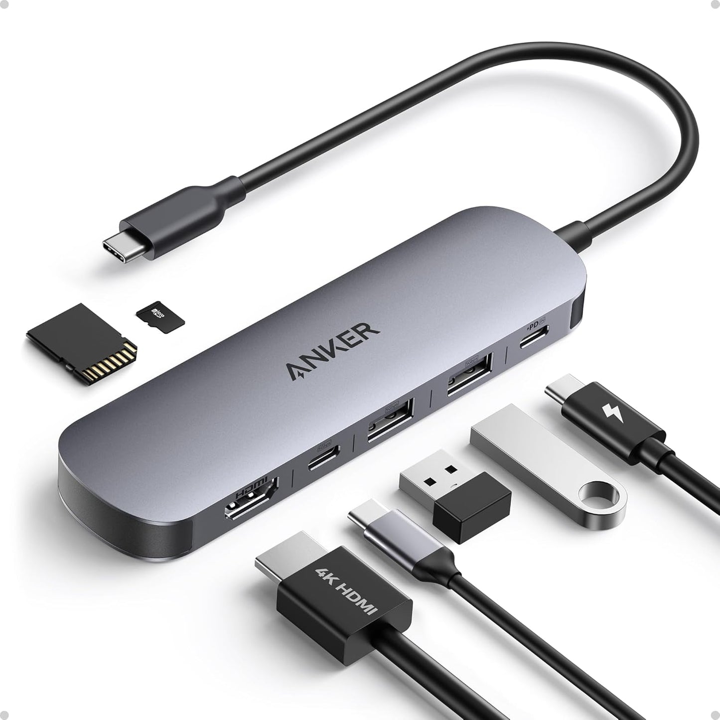 HUB Anker 7-in-1 A83D2
