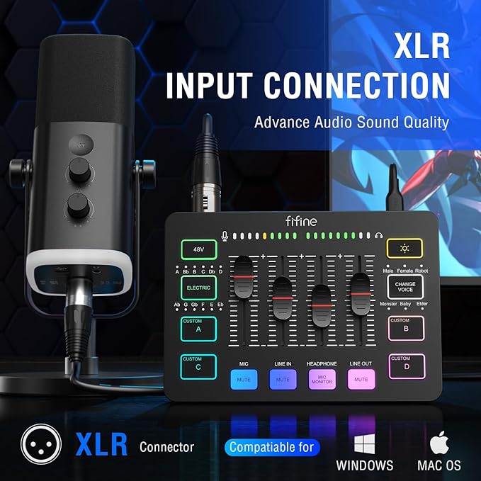 Controlador FIFINE AmpliGame SC3