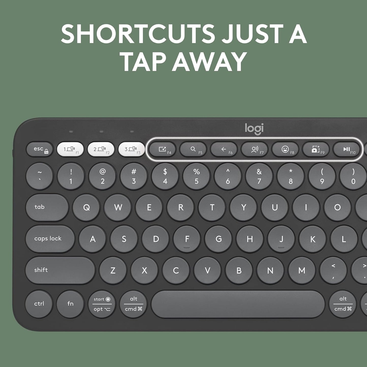 Teclado Logitech Pebble Keys 2 K380s Bluetooth Wireless
