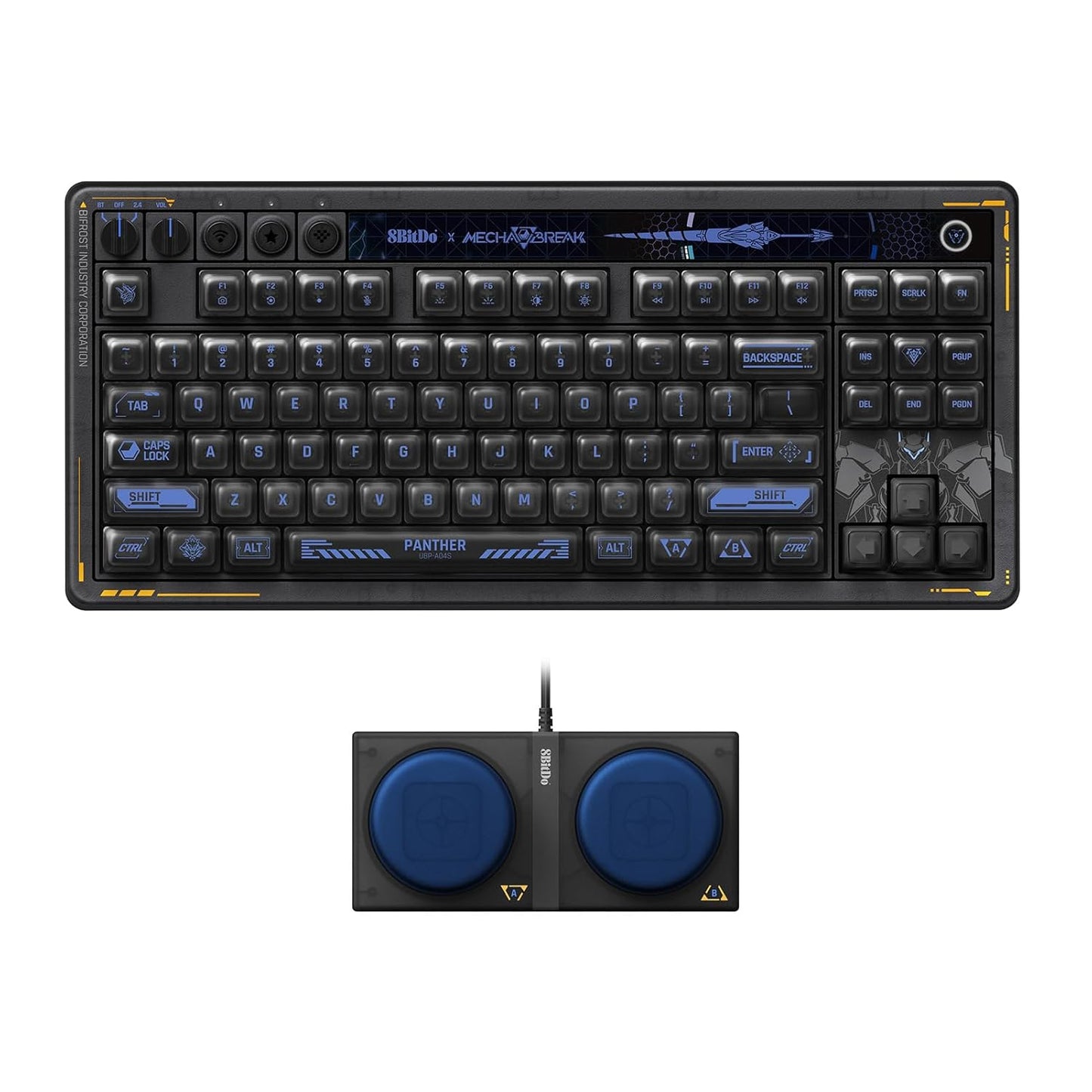 Teclado 8Bitdo Retro 87 Mecha Break: Panther