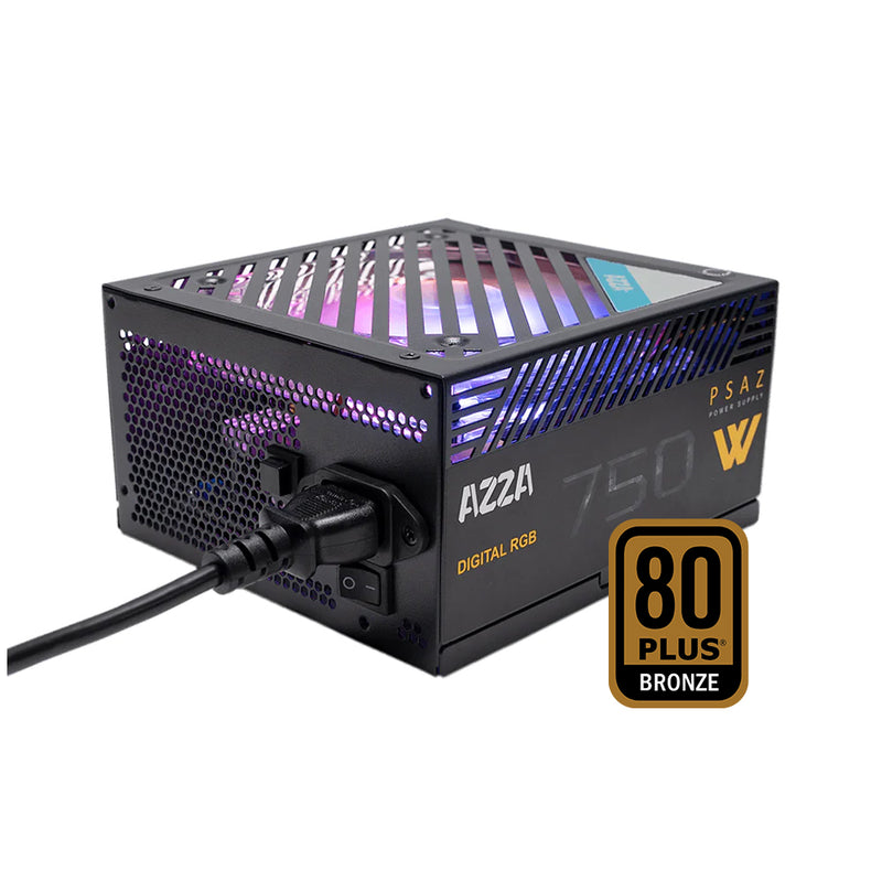 PSU AZZA 750W ARGB 80 PLUS BRONZE CERTIFIED