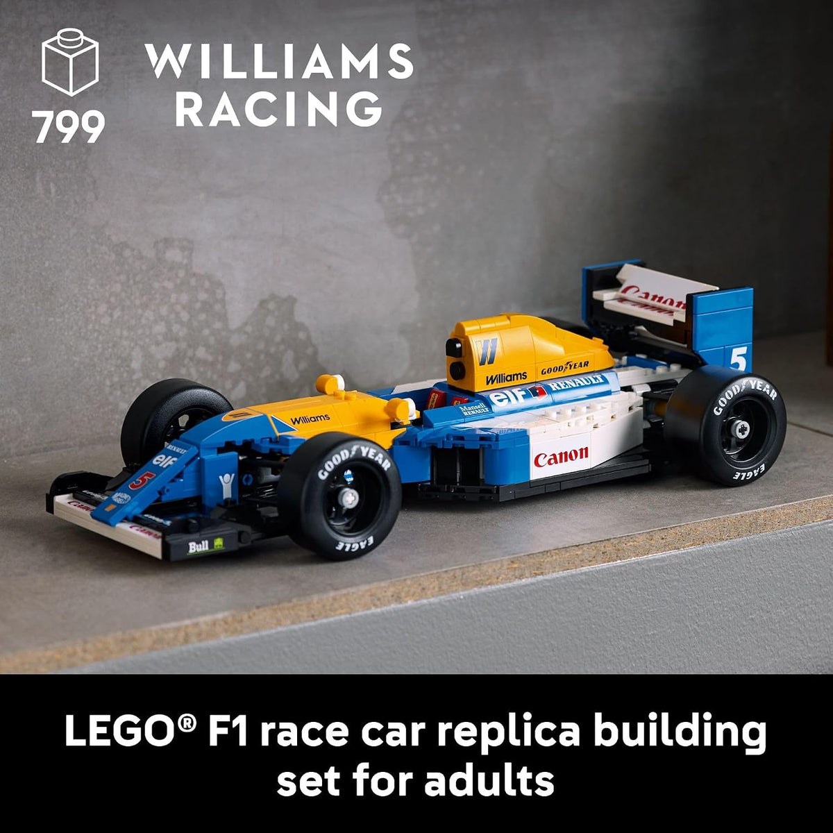 Lego Icons Williams Racing FW14B & Nigel Mansell F1