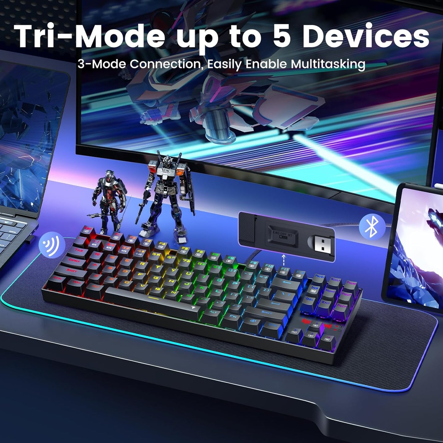 Teclado Redragon K552-KRS Kumara Elite