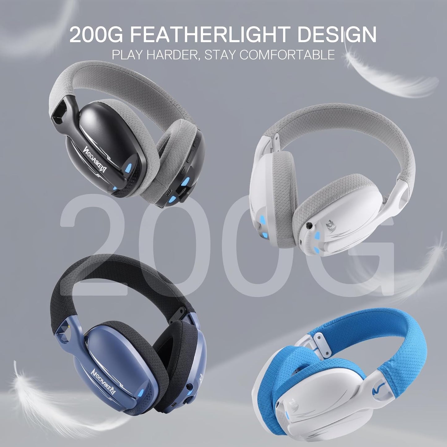 Headset Redragon H878 Skuld Pro H878BB