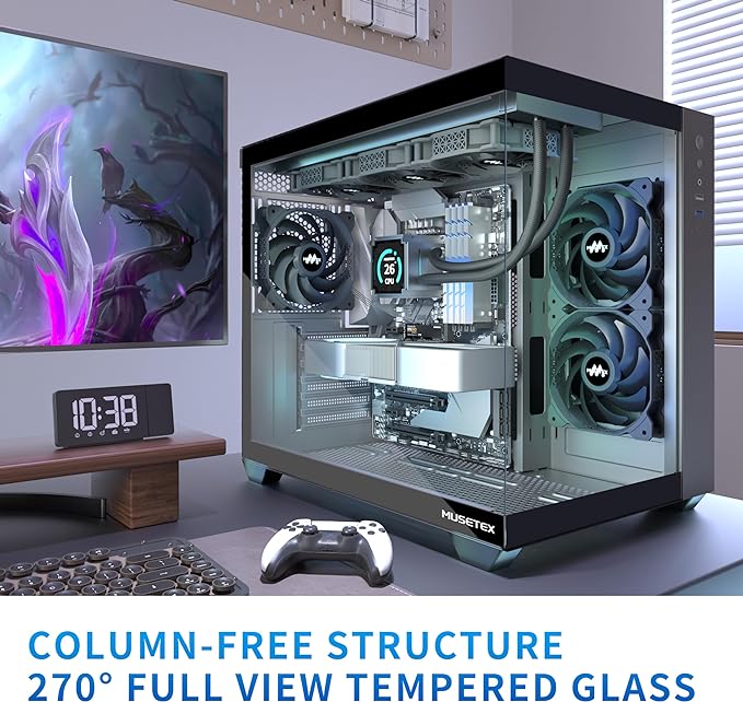 Case Musetex Y6 Black ATX