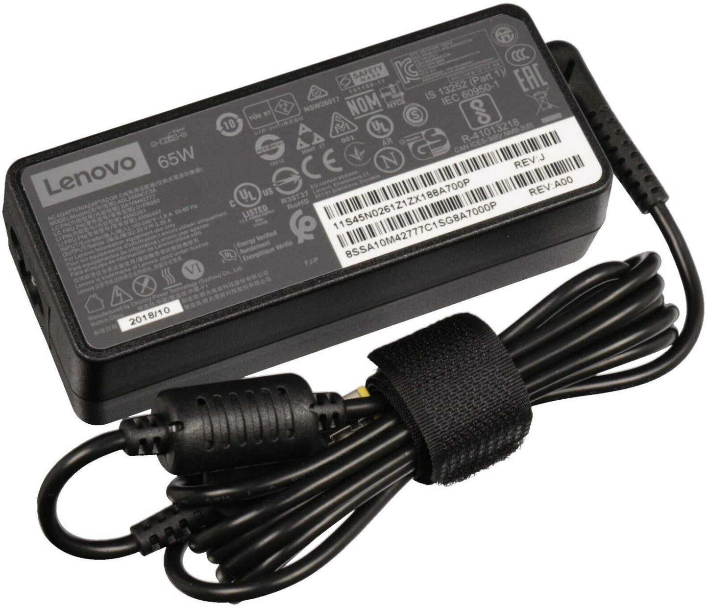 Cargador Lenovo ADLX65NCC3A 65W Punta Cuadrada