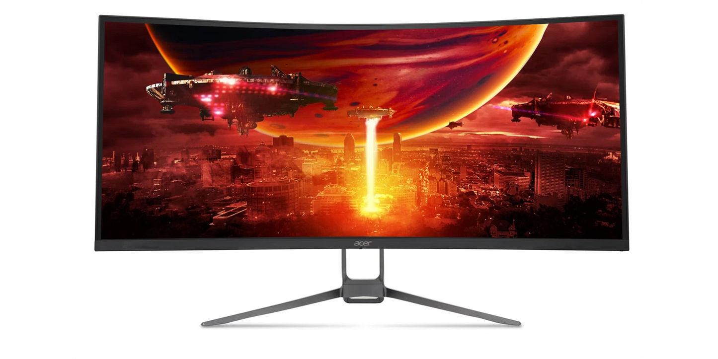 Monitor Acer Nitro 34” ED340CU J0 QHD Curved 120Hz 1ms 3440x1440