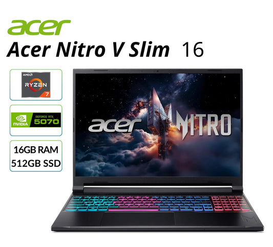 Laptop Gaming Acer Nitro V Slim 16" ANV16S‑41‑R3Q0