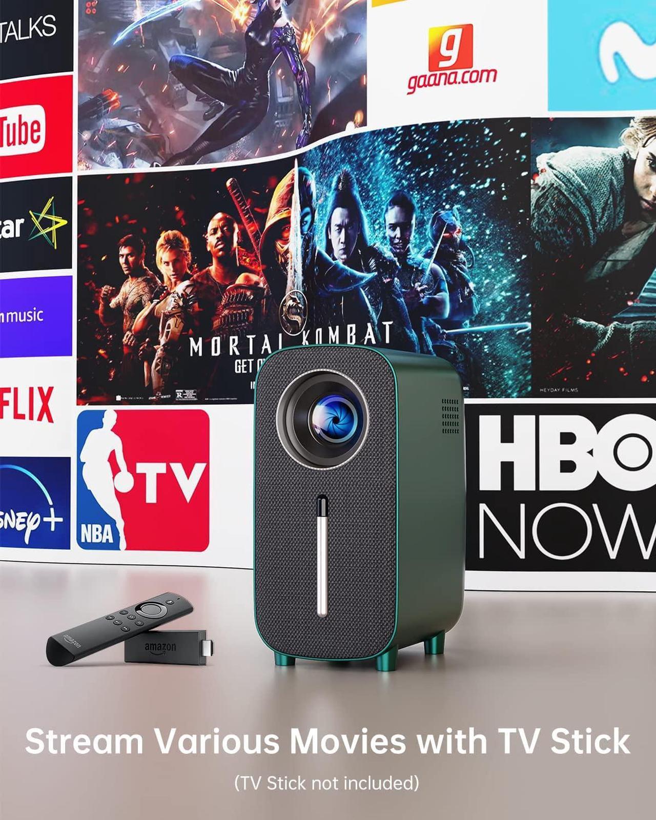 Proyector Hision Mini Projector 1080P 8500Lumens*