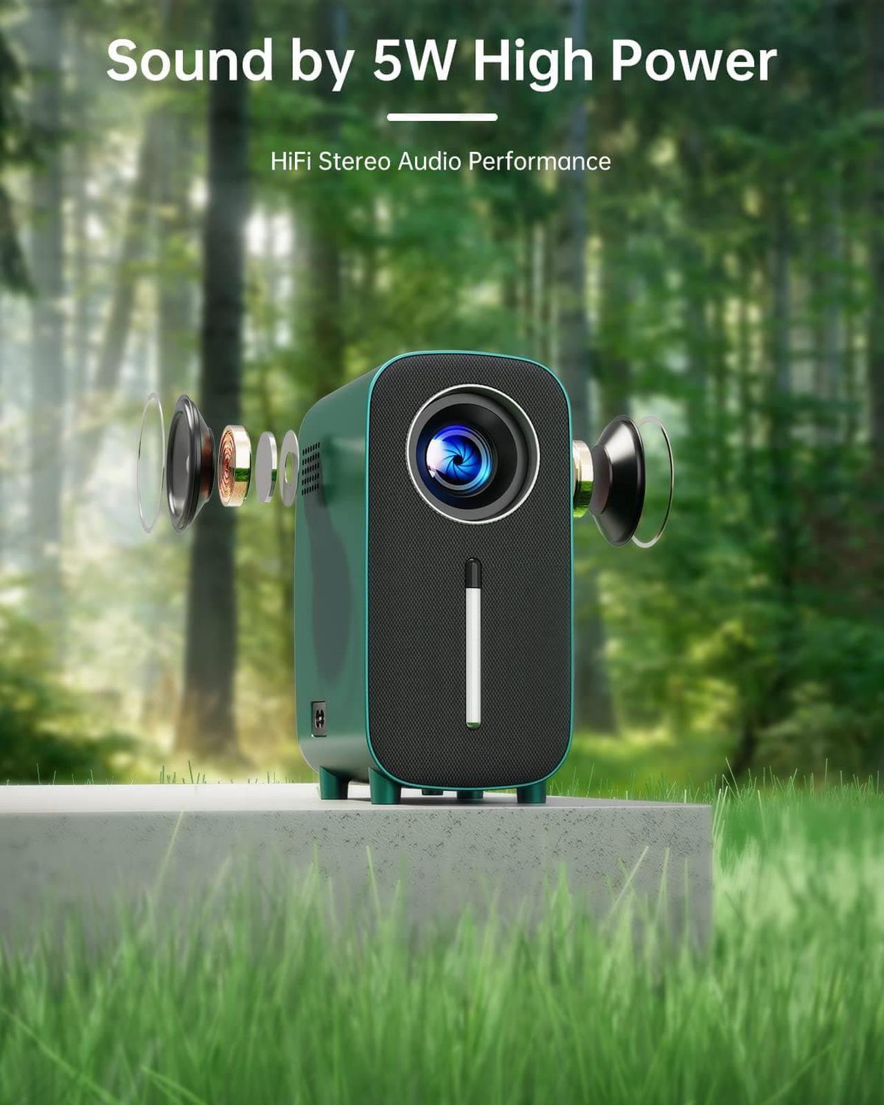 Proyector Hision Mini Projector 1080P 8500Lumens*