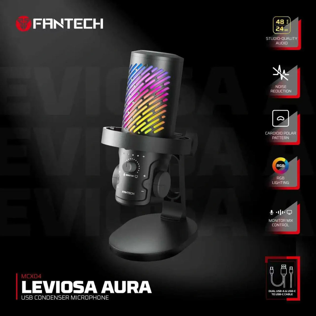Microfono Fantech Leviosa Aura MCX04