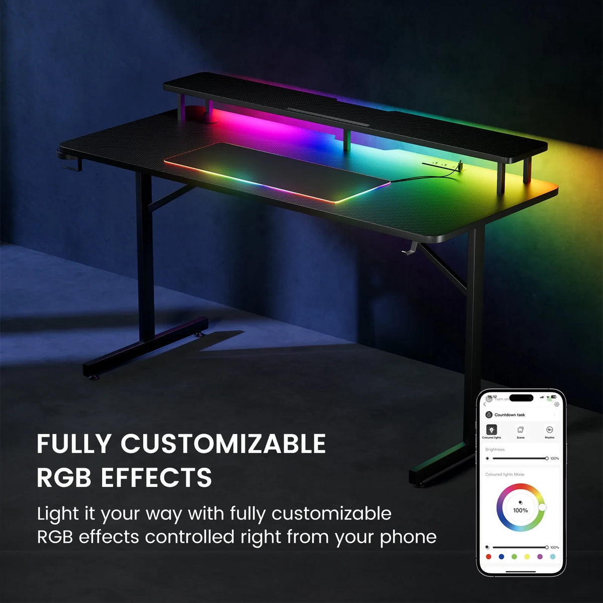 Mesa GTRACING GTZ-510-RGB Lumina Elite LED