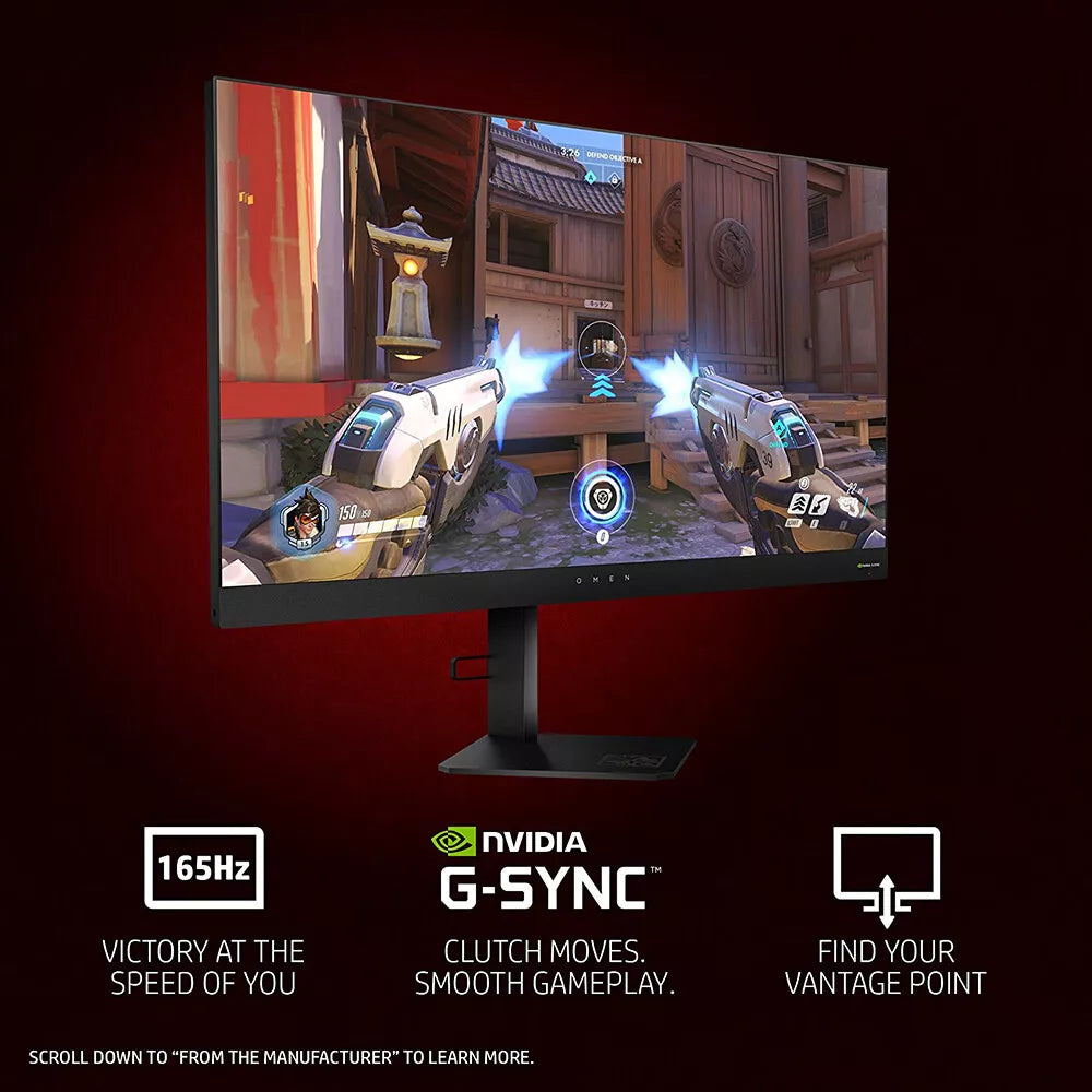 Monitor HP Omen 27 FHD 165Hz IPS 1ms 780F9AA