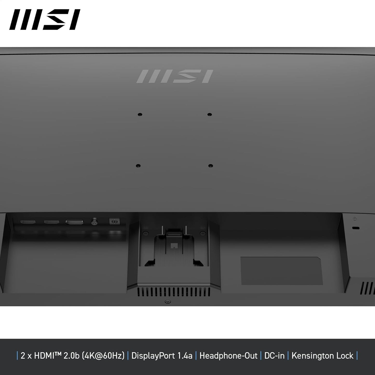 Monitor MSI Pro MP273U 27" Class 4K UHD LED IPS