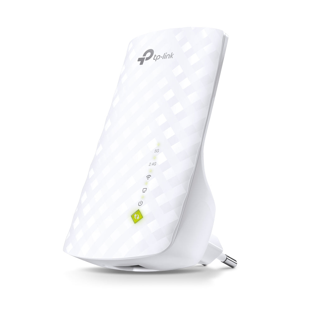 RED TP-Link RE220 WiFi Extender with Ethernet Port, Dual Band 5GHz/2.4GHz