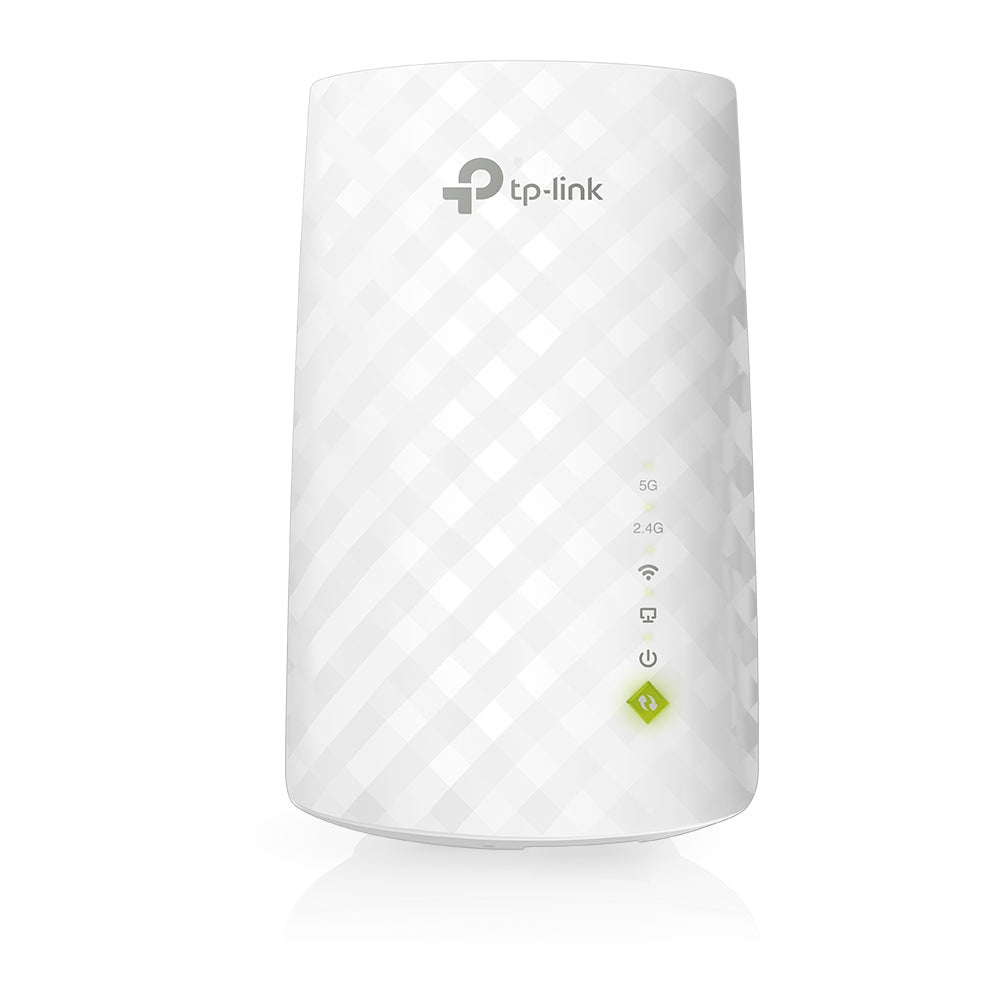 RED TP-Link RE220 WiFi Extender with Ethernet Port, Dual Band 5GHz/2.4GHz