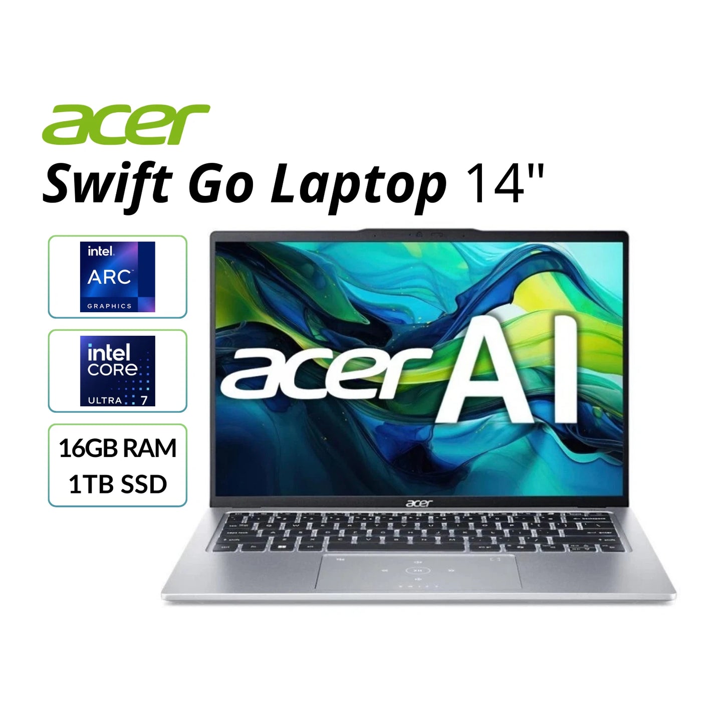 Laptop Acer Swift Go 14" SFG14-73T-75FA