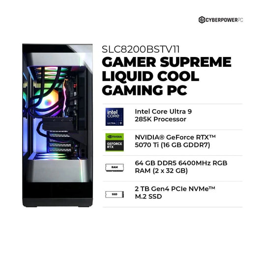 CPU / Desktop CyberPowerPC SLC8200BSTV11 Gamer Supreme