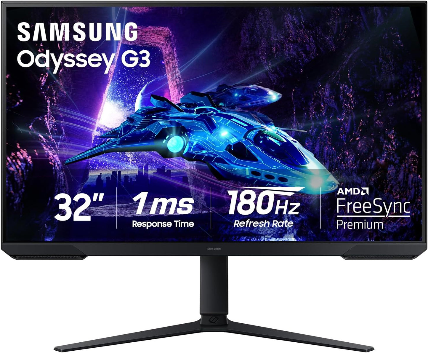 Monitor Samsung Odyssey G3 (G30D) LS32DG302ENXZA FHD 32-Inch 180Hz