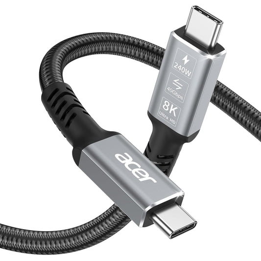 Cable Acer OCB254 USB4 40Gbps, 8K@60Hz Thunderbolt 4/3 (3.3FT, 240W)