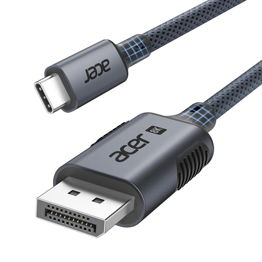 Cable Acer OCB256 USB C to Display Port 1.4 Cable 6.6FT(8K@60Hz 4K@240Hz)