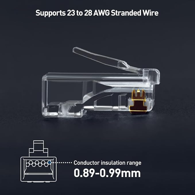 Conector Jaclink RJ-45 CAT6