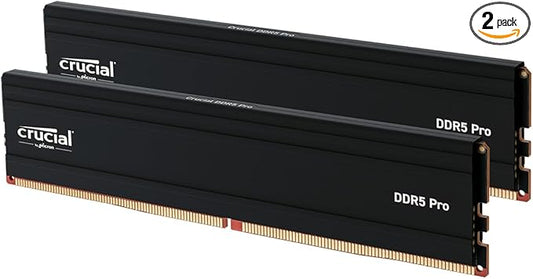 RAM Crucial Pro 32GB (2x16GB) DDR5 RAM Kit 6000MHz CP2K16G60C48U5