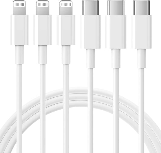 Cable RCTech USB C a Lightning de 6 pies [certificado MFi]